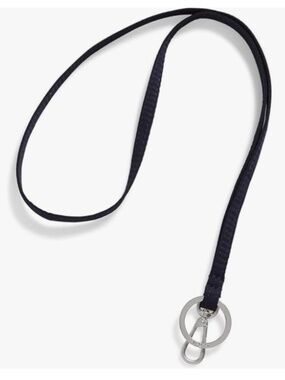 💐 Vera Bradley Performance Twill Lanyard Keyring Navy